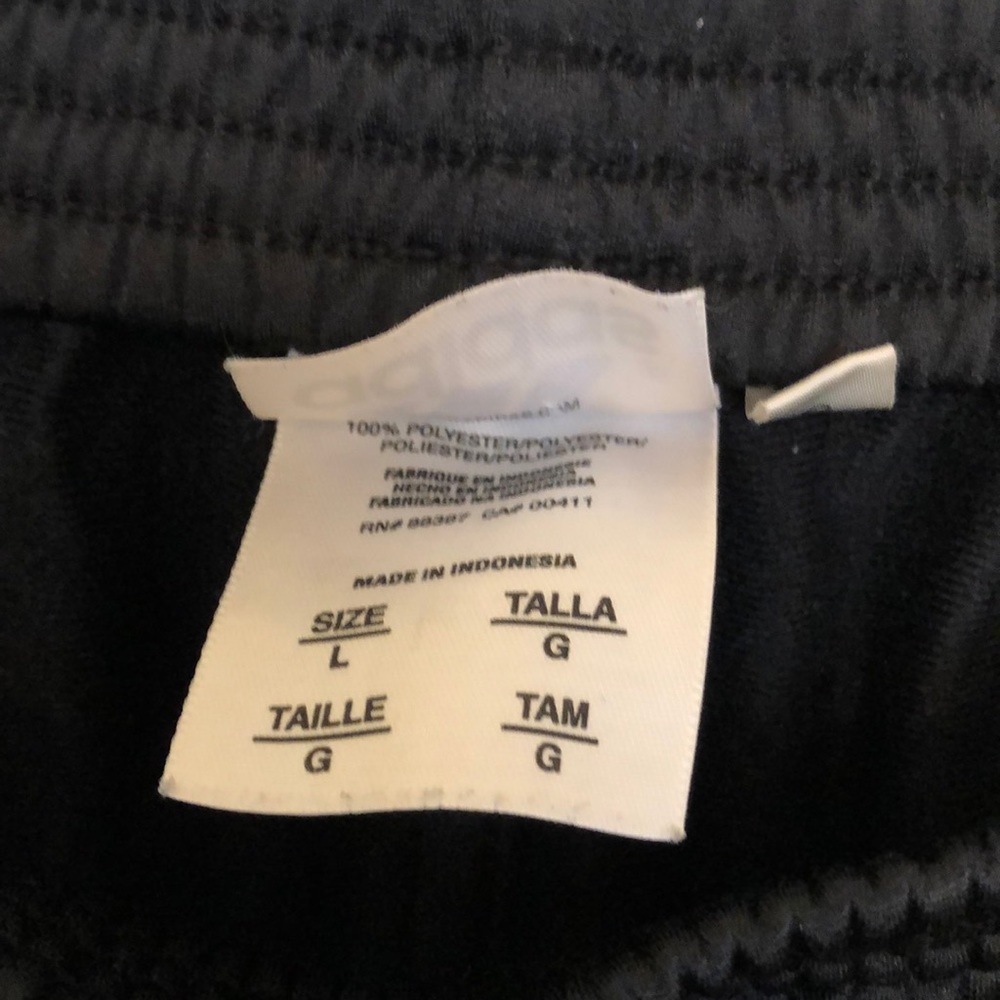 Adidas men’s black workout pants L - Picture 5 of 5